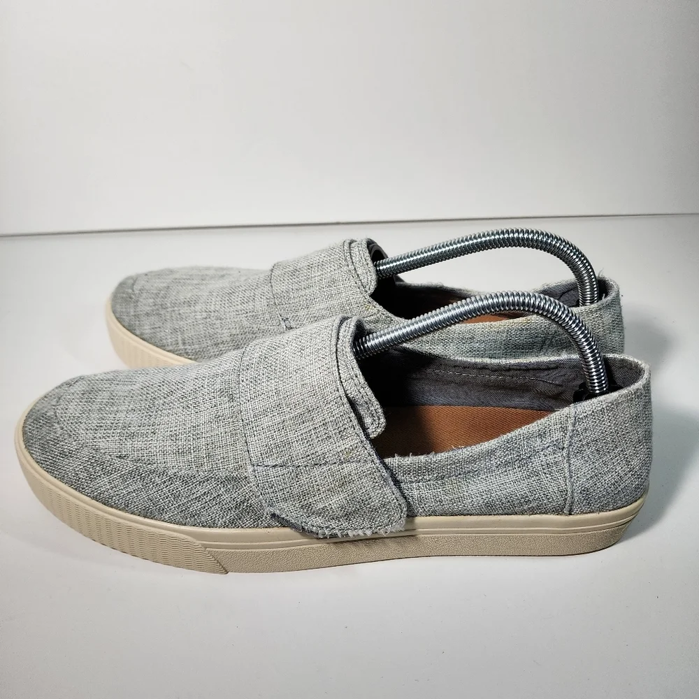Toms DRIZZLE GREY METALLIC WOVEN ALTAIR Size W12